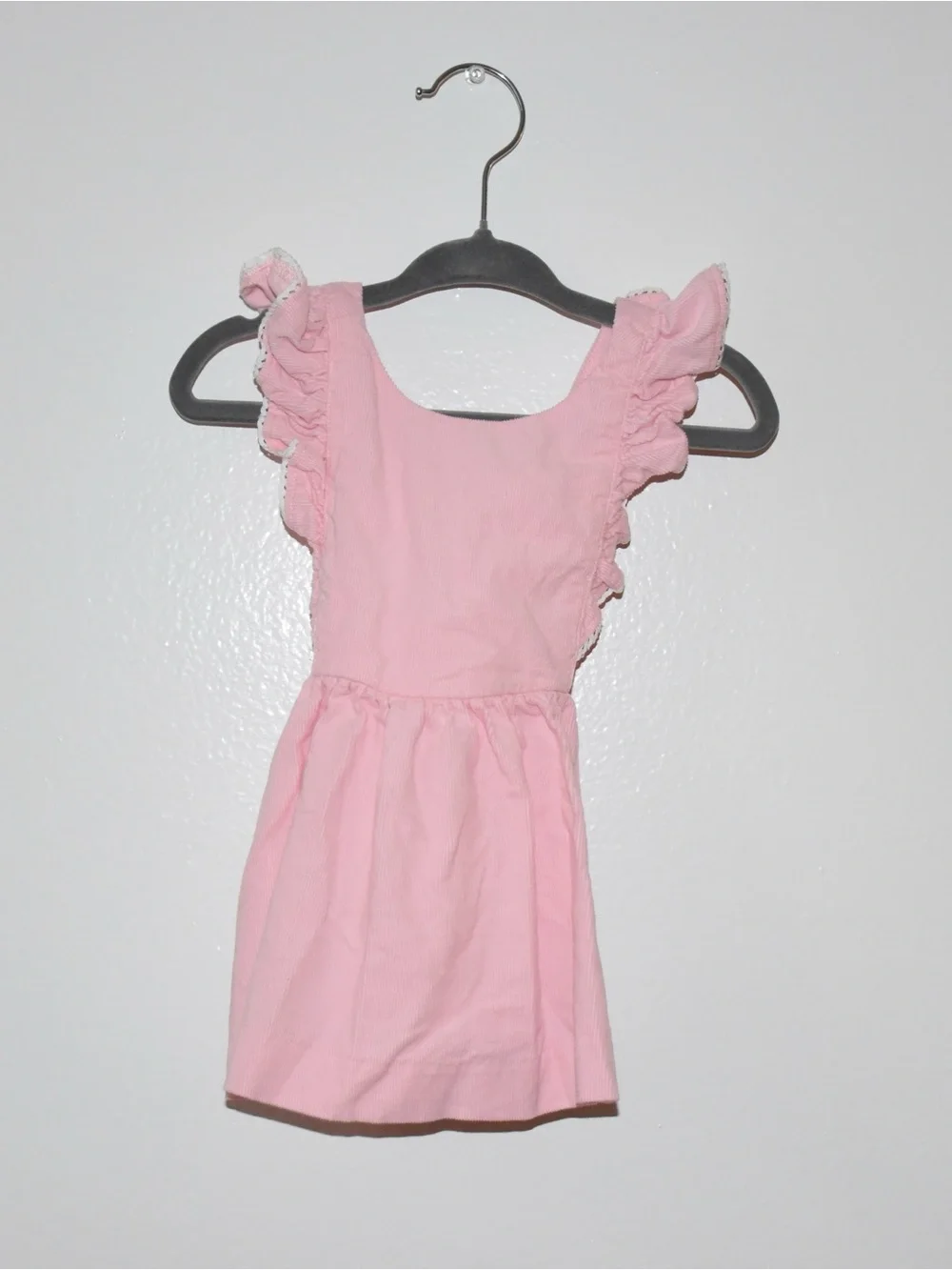 Janie and Jack Light Pink Ruffle Sleeve Sundress